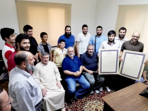 دار القرآن الكريم في بيروت تجيز الأخوين طارق حكيم ومنير علم الدين برواية حفص عن عاصم