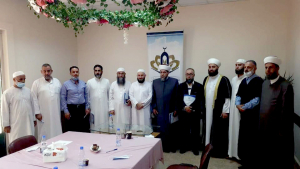 استقبال وفد من مشايخ عكار يتقدمهم رئيس هيئة علماء المسلمين في لبنان