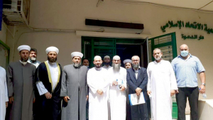 استقبال وفد من مشايخ عكار يتقدمهم رئيس هيئة علماء المسلمين في لبنان