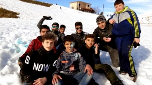 رحلة ثلجية إلى جبال اللقلوق لأشبال عالم الفرقان في طرابلس