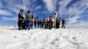 رحلة ثلجية إلى جبال اللقلوق لأشبال عالم الفرقان في طرابلس