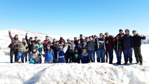 رحلة ثلجية إلى جبال اللقلوق لأشبال عالم الفرقان في طرابلس