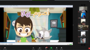 معانٍ كبيرة بقلوب صغيرة.. جلسة تعبدية لفتيات عالم الفرقان عبر Zoom