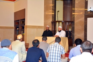 مجلس حديثيّ في سماع أوائل الكتب الستّة والديث المسلسل بالأوّلية مع الشيخ حسن قاطرجي في مسجد الفرقان - عرمون