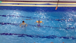 رحلة لطلاب عالم الفرقان في بيروت إلى مسبح ذي النورين