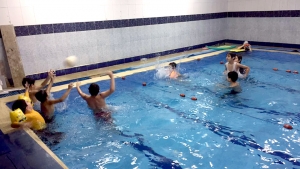 رحلة لطلاب عالم الفرقان في بيروت إلى مسبح ذي النورين