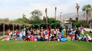 شاطئ النخيل.. الرحلة الختامية لدورة نادي الفرقان الصيفي للفتيات في طرابلس