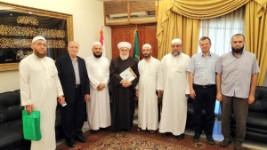 وفد جمعية الاتحاد الإسلامي يزور سماحة مفتي طرابلس مهنئاً