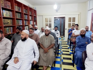 تكريم أول جامع للقراءات العشر في دار القرآن الكريم - عكار.. ومجلس حديثي مع الشيخ حسن قاطرجي