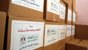 لمساعدتهم في مواجهة العاصفة.. مؤسسة نماء توزّع المازوت والطرود الغذائية في مخيمات عرسال بالتعاون مع حملة القلمون